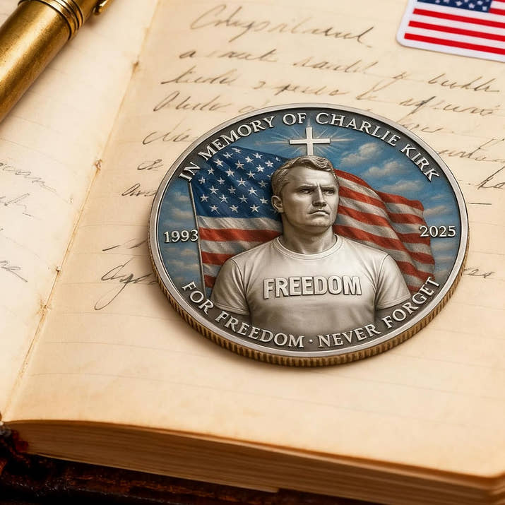 Charlie Kirk Memorial Tribute Coin
