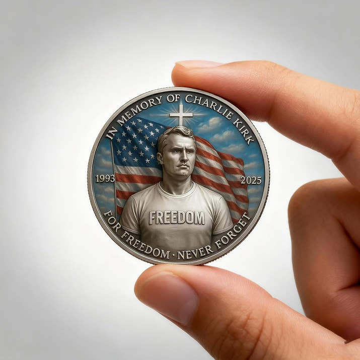 Charlie Kirk Memorial Tribute Coin