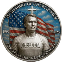 Charlie Kirk Memorial Tribute Coin