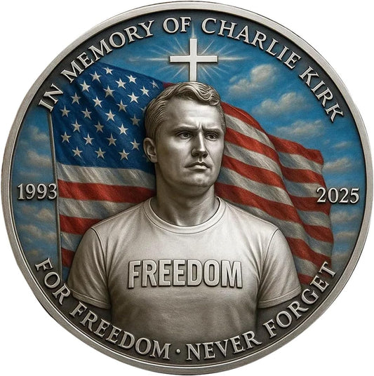 Charlie Kirk Memorial Tribute Coin