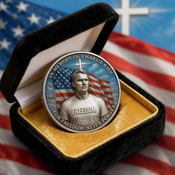 Charlie Kirk Memorial Tribute Coin