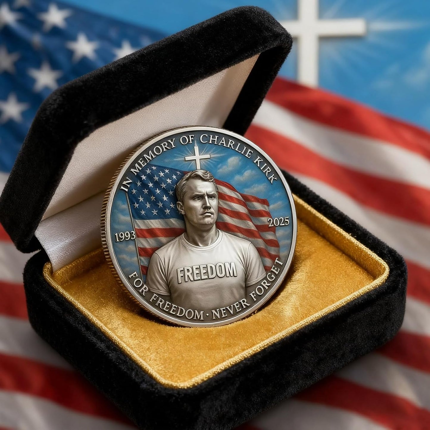 Charlie Kirk Memorial Tribute Coin